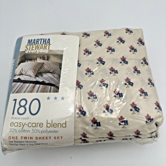 Martha Stewart Other - New Vintage Martha Stewart Everyday Twin Sheet Set Floral Kmart